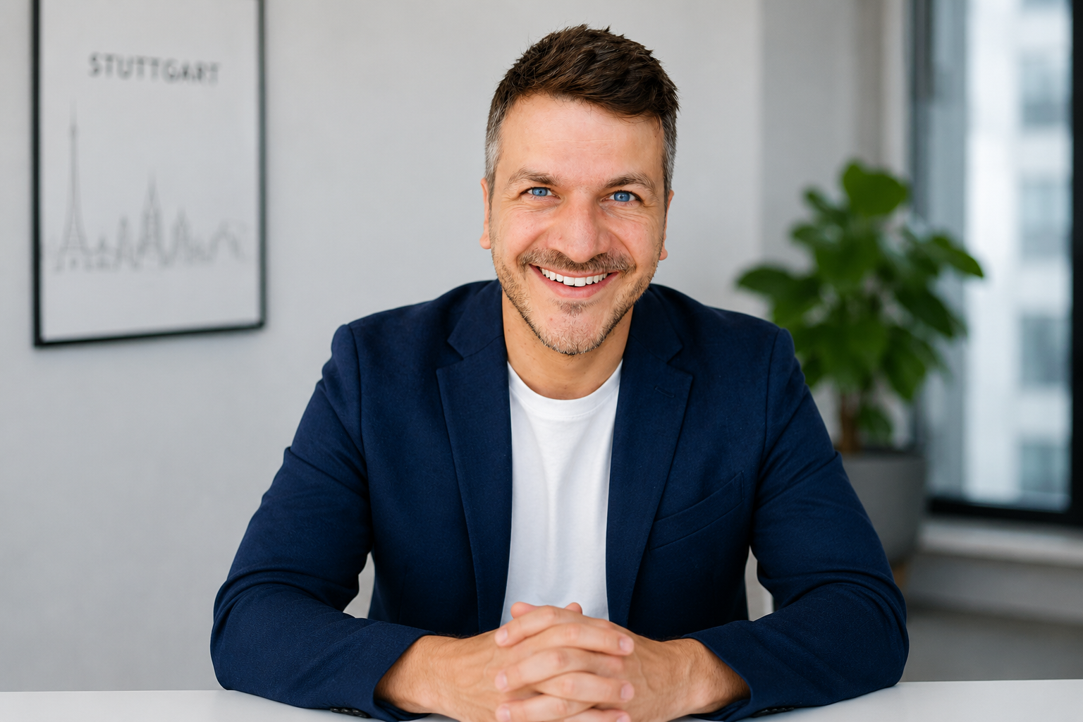 Sascha Traber im Büro